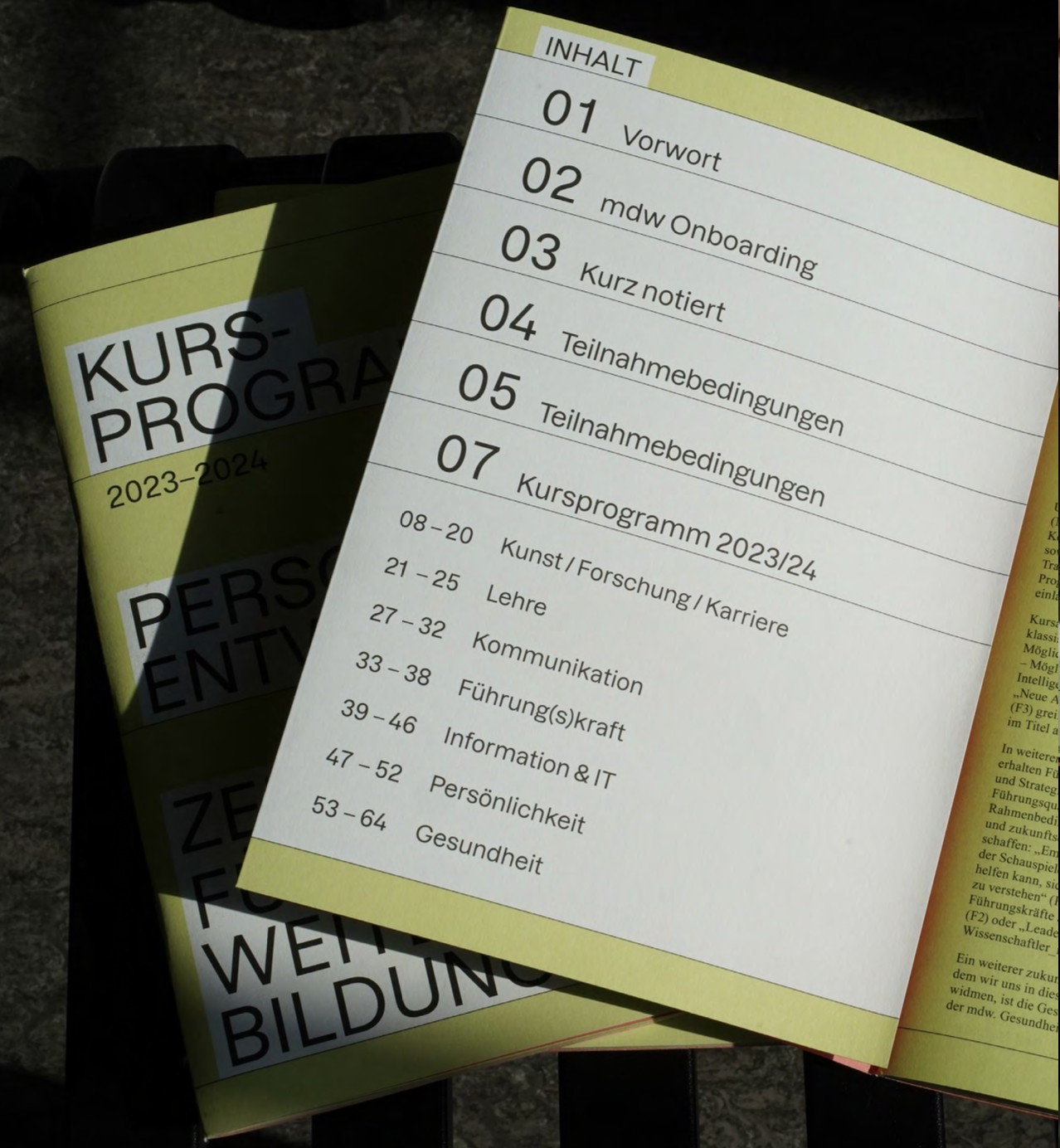 MDW Kursprogramm Detail 1